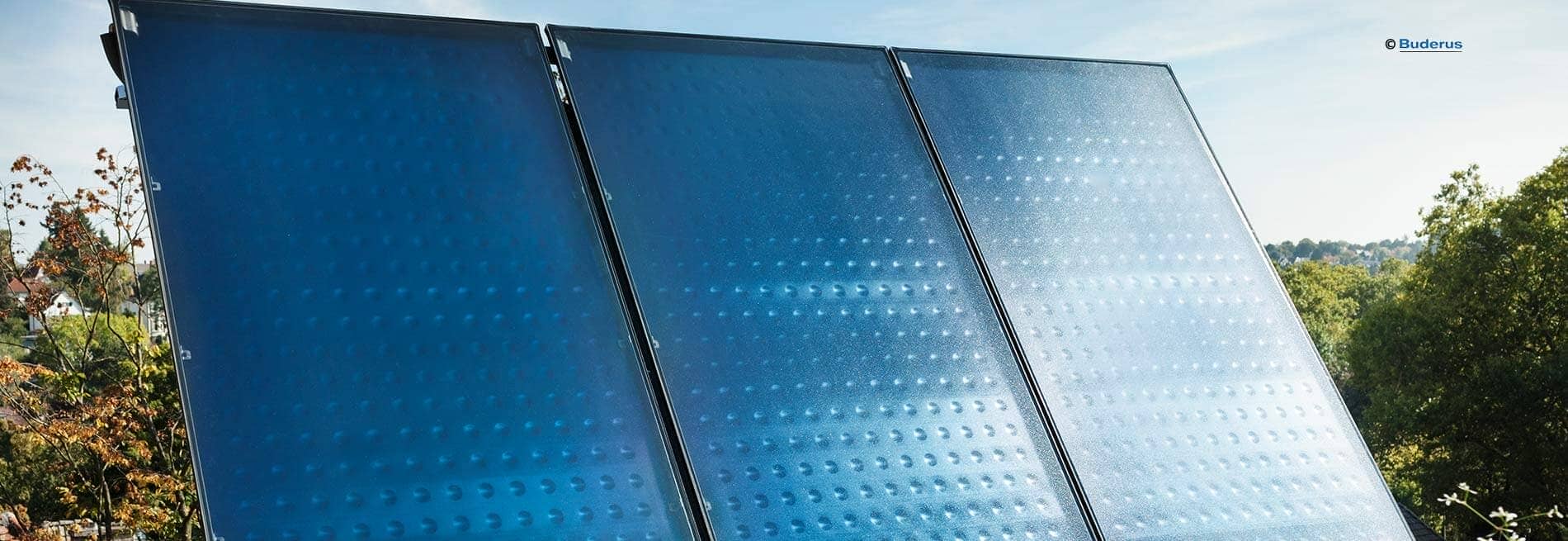 Solarpanels von Buderus: Kollektoren für Solarthermie Gütersloh